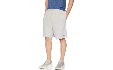 Champion Men's Jersey Short With Pockets (Oxford Grey)